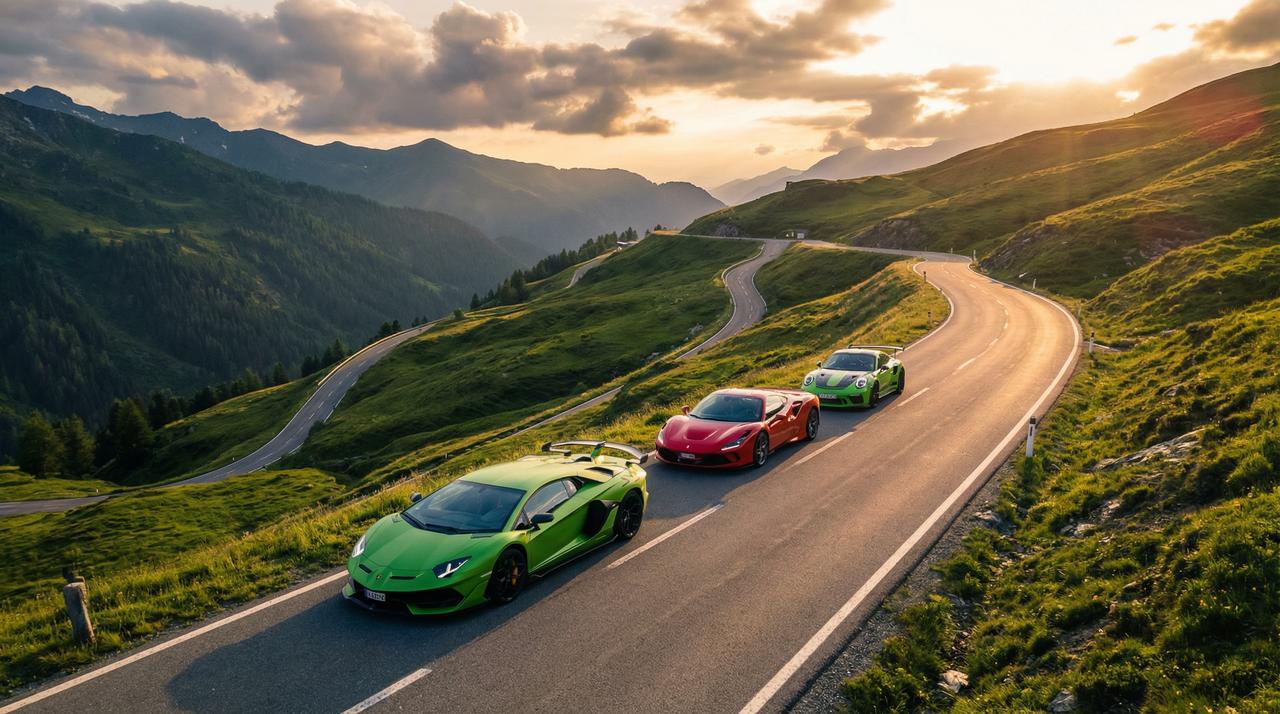 麻豆传媒超跑车队山路巡游视频