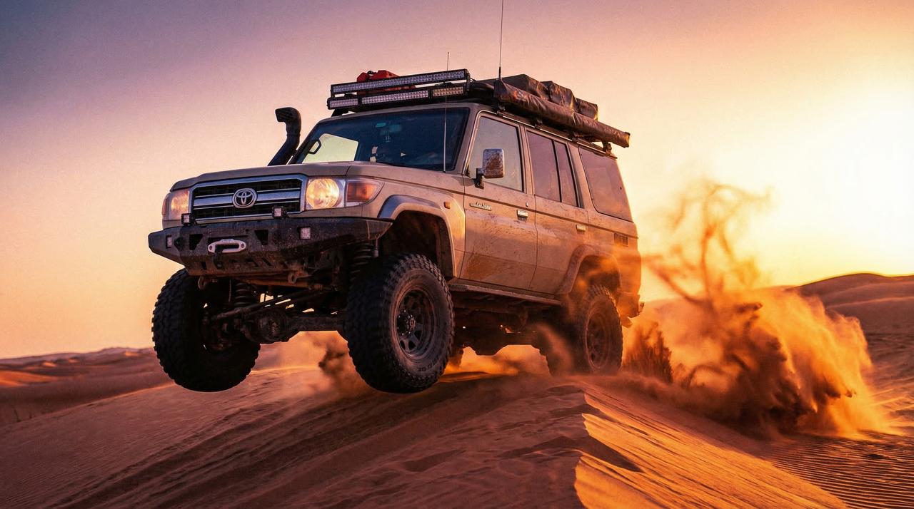 麻豆传媒越野车沙漠穿越视频